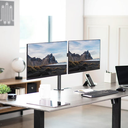 Awesome Stand for 2 Computer Screens – Easy to Adjust and Super Strong!