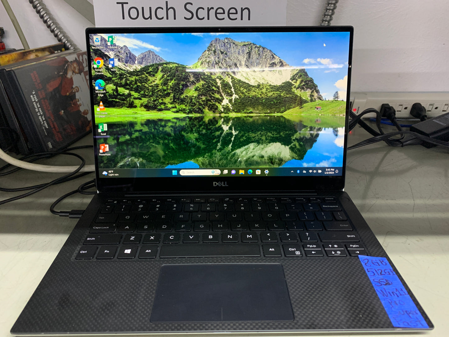 Laptop Dell XPS 13 9380 Touch Screen | i7 | 8GB RAM | 512GB SSD | Win 11 Pro