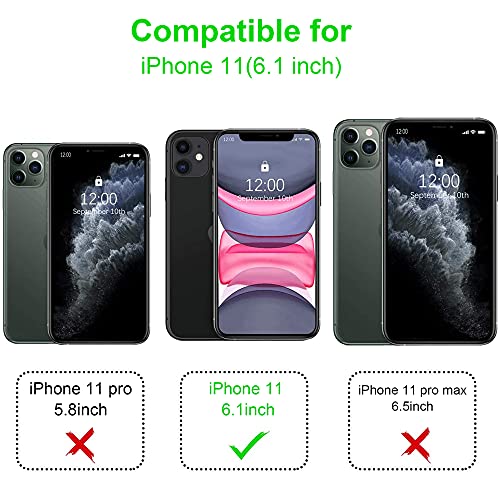 Shock-Absorbing Clear Case for iPhone 11: Durable PC + Soft TPU Frame